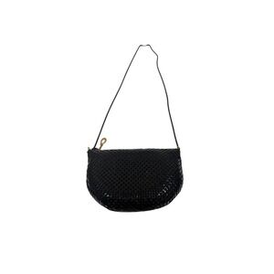 Black Mesh Made In Hong Kong Vintage Evening Bag‎